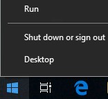 Option Exécuter
