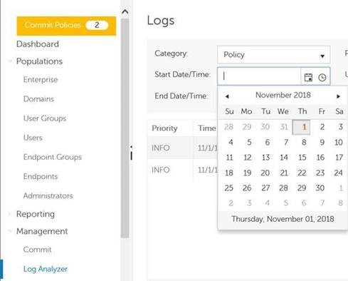 Policy Commit Logs