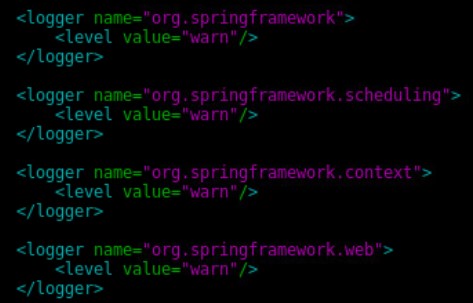 Ouvrez le fichier log4j.xml