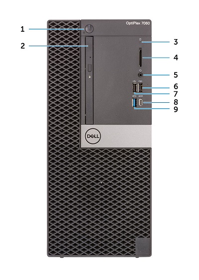 OptiPlex 7060：コンピューターのためのビジュアルガイド | Dell 日本