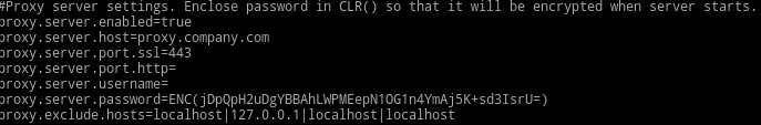 Opdatering af proxyserverens SSL-port