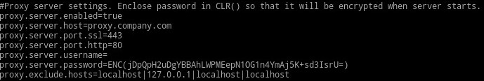 Aktualisieren des HTTP-Ports des Proxyservers