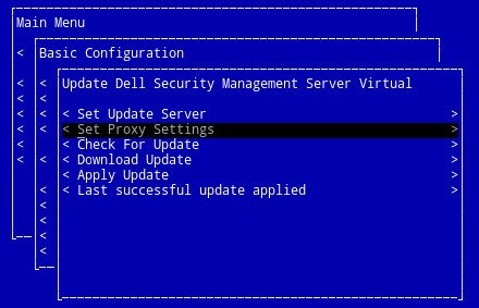 Set Proxy Settings