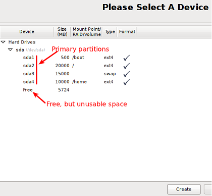 磁碟分割指南螢幕擷取畫面