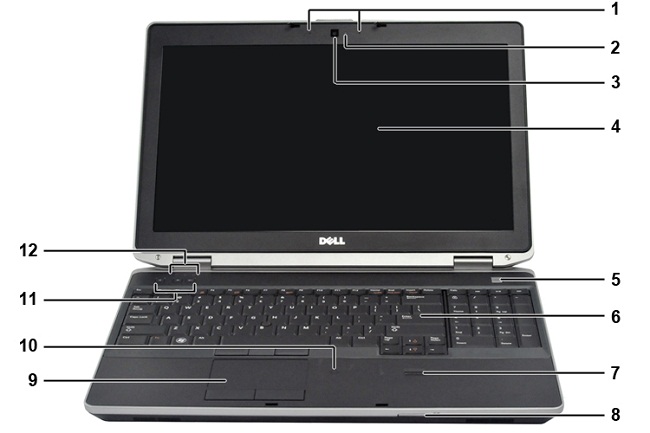 Dell Latitude E6530 front view