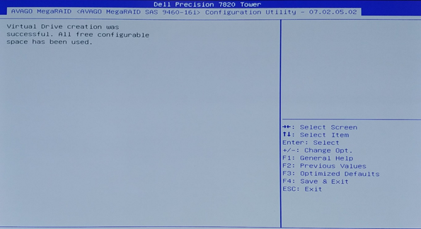 UEFI VROC LSI MegaRAID 14
