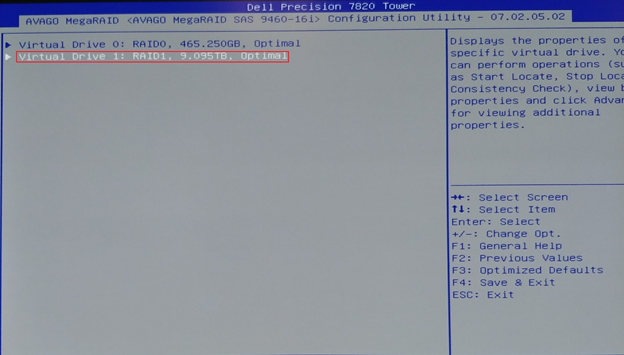 UEFI VROC LSI MegaRAID 25