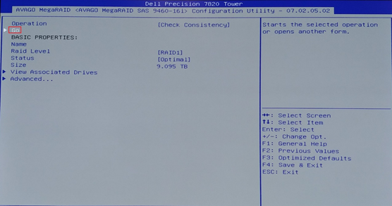 UEFI VROC LSI MegaRAID 27