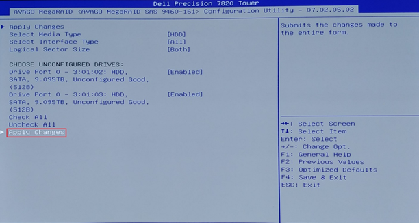 UEFI VROC LSI MegaRAID 8