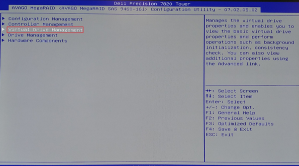 UEFI VROC LSI MegaRAID 16