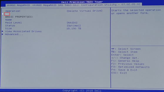 UEFI VROC LSI MegaRAID 19