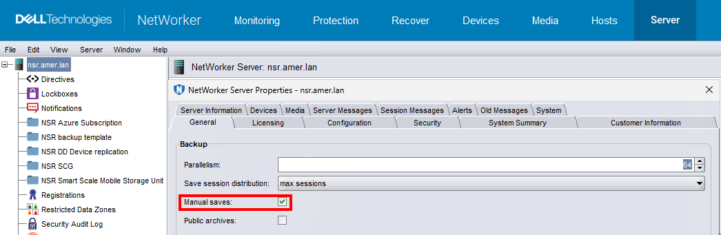 NetWorker: SAP Hana database backup succeeds, but log backup fails ...
