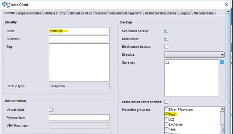 NetWorker: How to Rename a NetWorker Client and Complete Required Post ...