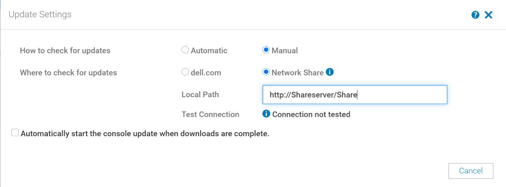 Configuración de actualizaciones Cómo buscar actualizaciones Dónde buscar actualizaciones