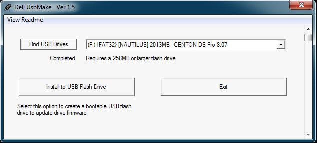 Instalacja narzędzia Nautilus przy użyciu nośnika wirtualnego kontrolera iDRAC, krok 4: znajdowanie dysków USB
