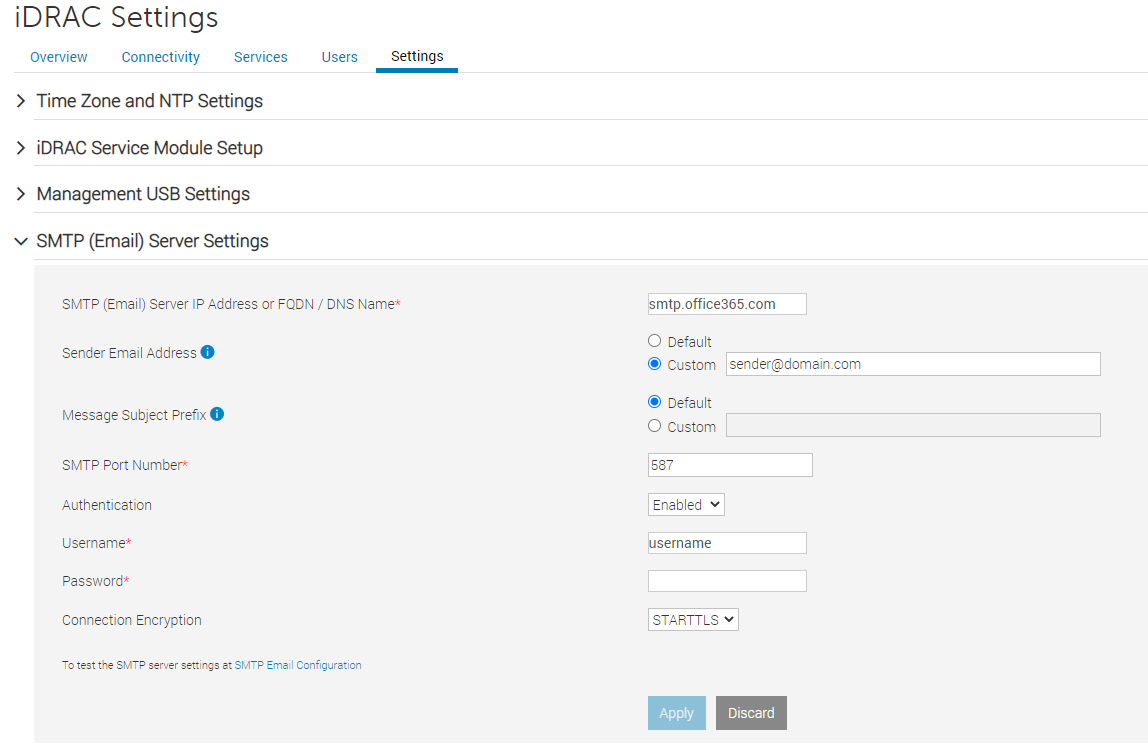 ［iDRAC Settings］