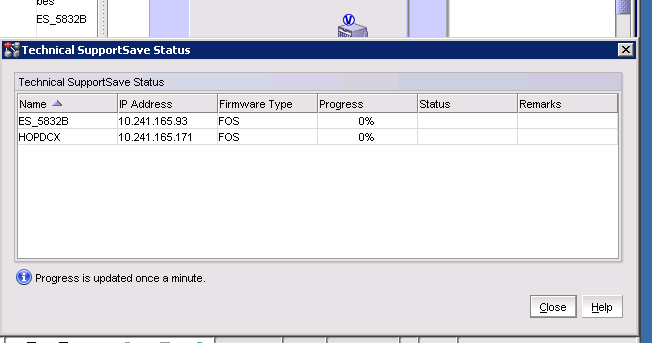 Kliknij przycisk OK, aby rozpocząć proces zbierania