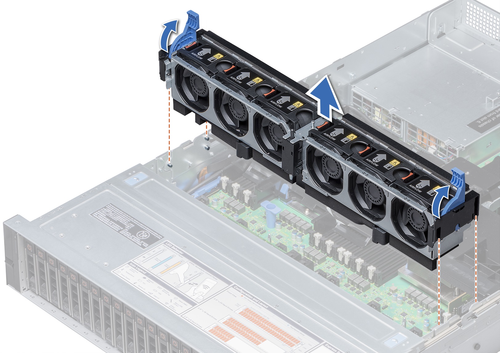 Wymontowywanie zestawu wentylatora