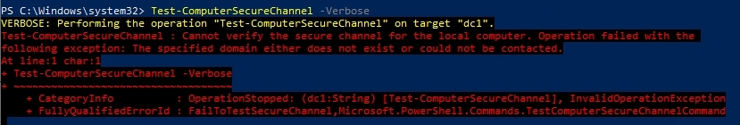 Fehlerantwort von Test-computer-securechannel