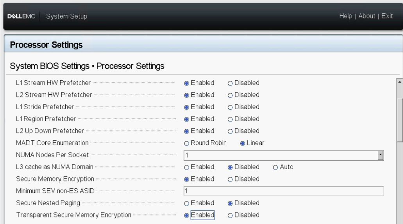 SME(Secure Memory Encryption) 및 TSME(Transparent SME)