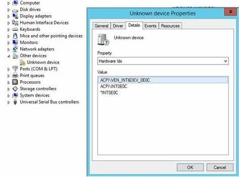 Správce zařízení zobrazuje 