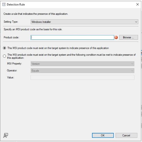 選取 Windows 安裝程式，然後按一下瀏覽