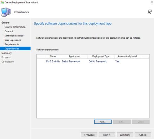 Cliquez sur OK sur l’écran Add Dependency, puis cliquez sur Next
