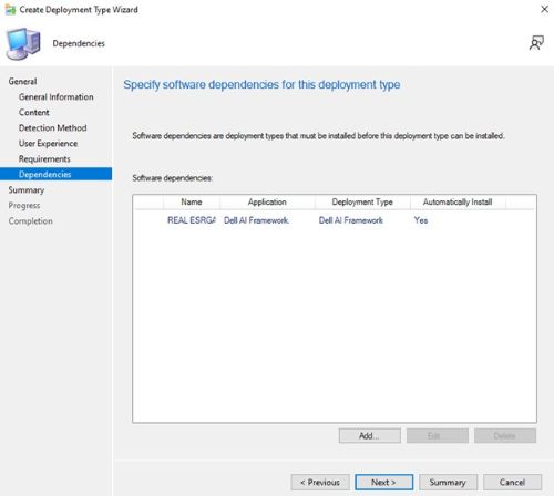 Cliquez sur OK sur l’écran Add Dependency, puis cliquez sur Next