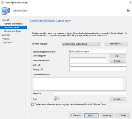 必要に応じて言語を更新し、[次へ]をクリックします