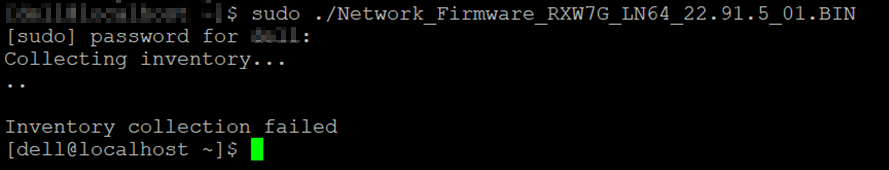 Mislukt updateproces