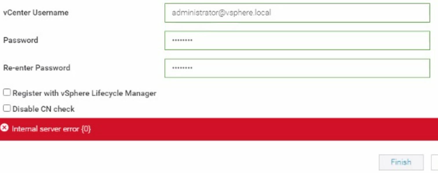 Bildschirm für interne Serverfehler