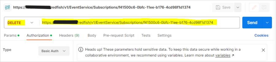 Verwenden der DELETE-Funktion
