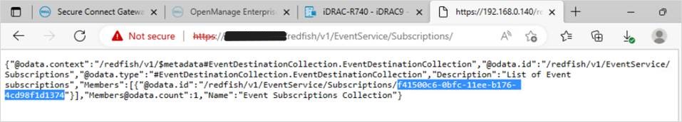 サブスクリプションIDは示されているとおりです
