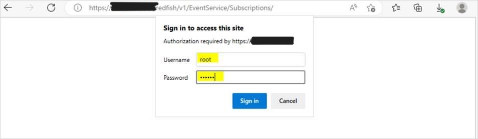 Ajoutez les informations d’identification iDRAC à l’invite