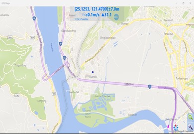 Otevřete aplikaci GPS Map+