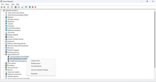 Wählen Sie Eigenschaften aus.