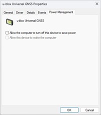 Deaktivieren Sie die Option Computer kann dieses Gerät ausschalten, um Energie zu sparen
