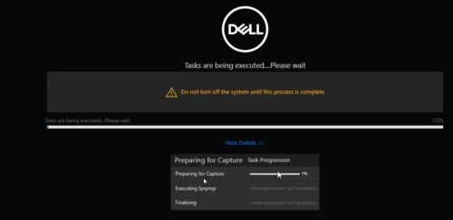 Tasks are being executed