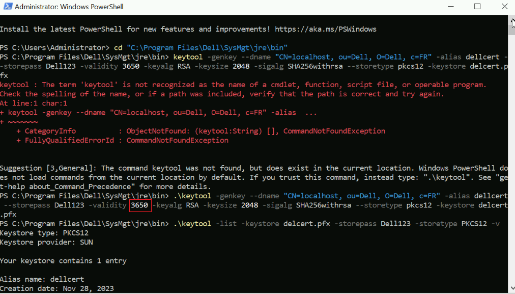 检查新的SSL证书的年限