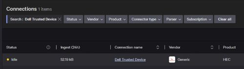 Connection name öğesini seçin
