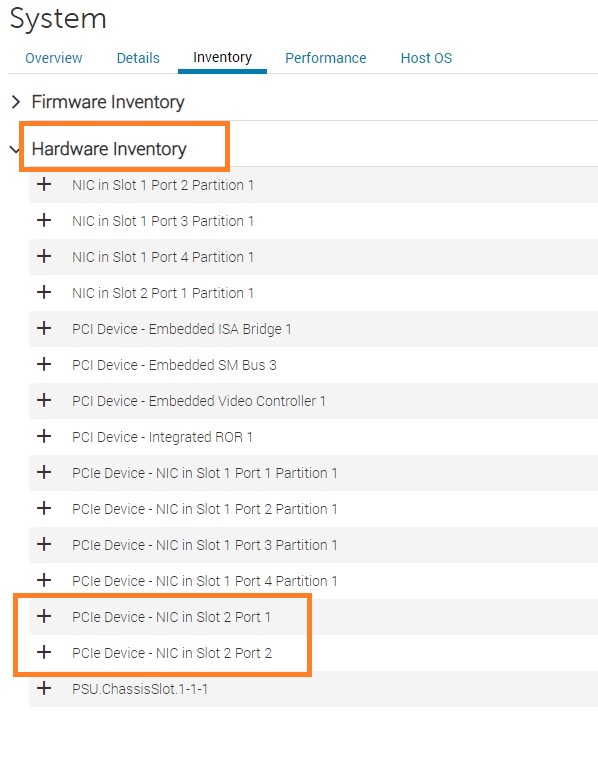Inventaire matériel