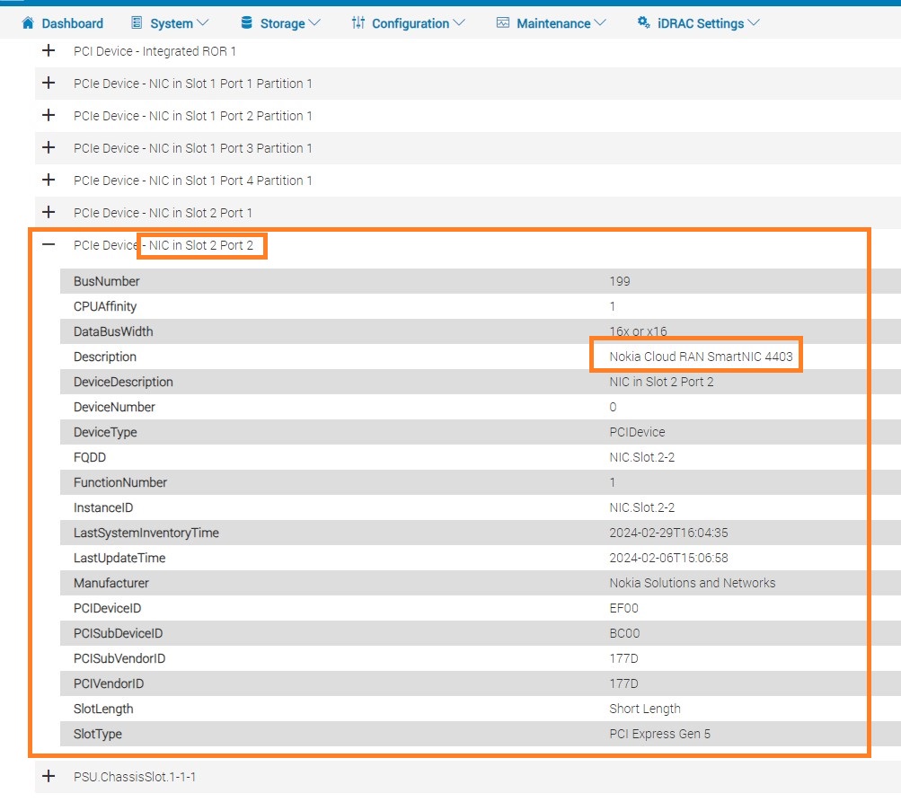 Inventaire matériel