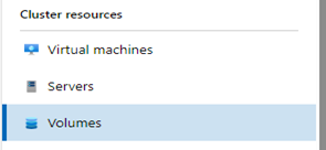 Vyhledání oddílu v nástroji Windows Admin Center pro vytvoření nových svazků CSV