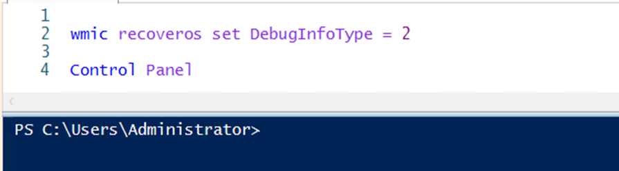 以下のPowerShellコマンドをPowerShell ISEウィンドウにコピーします