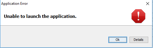O NMC não consegue iniciar o erro do aplicativo
