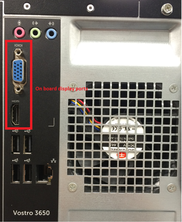 Ports d’affichage intégrés