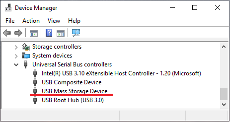 Gestionnaire de périphériques