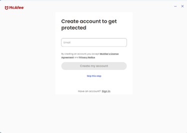 Log på, eller klik på Registrer nu