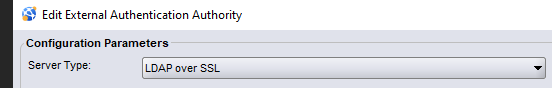 Externe Authentifizierungsstelle LDAP über SSL