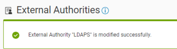 Возвращено сообщение об успешном выполнении